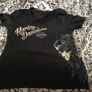 Day of the dead Harley Davidson shirt